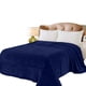 thumbnail image 1 of Cobertor Ligero Liso Matrimonial Hotelero Suave Y Calientito. MOD. AZUL ELECTRICO, 1 of 4