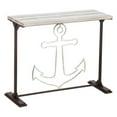 thumbnail image 1 of Cape Craftsmen Classic Metal Anchor Hall Table with Wooden Plank Top, 1 of 4
