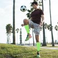 thumbnail image 3 of Soidarity 1 par de calcetines de espinilleras de fútbol para adultos y niños, soporte deportivo para piernas, mangas de pantorrilla, almohadillas de alta Deportes y aire libre Verde/M Soidarity OD010427-06, 3 of 6
