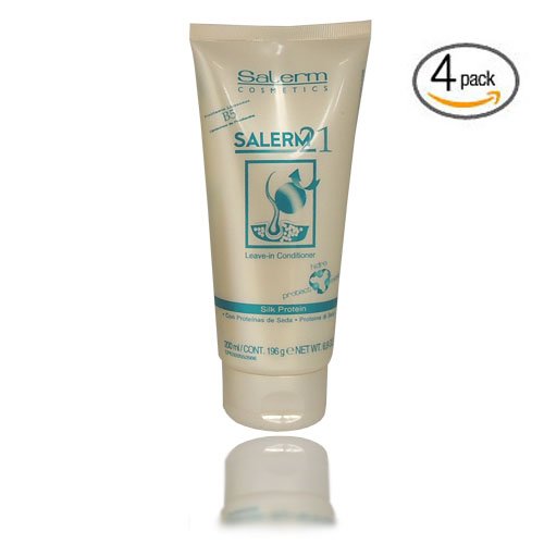Salerm 21 B5 Silk Protein Leave in Conditioner 6.9 oz (Pack of 4