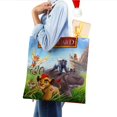 thumbnail image 4 of Lion Guard Bolso de tela con estampado de lienzo para mujer, bolsa de compras reutilizable y estética, con cremallera interior, regalo para mujer, 35 × 40 cm., 4 of 6