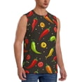 thumbnail image 2 of Balery Chili2 Camisetas sin mangas para hombre, absorbe la humedad y protege contra el mal olor.-3X-Large, 2 of 7