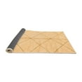 thumbnail image 2 of Ahgly Company Indoor Round Solid Orange Modern Area Rugs, 8' Round, 2 of 4