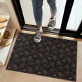 thumbnail image 2 of Black Butterfly Orange Line Pattern Door Rugs,Washable Non Slip Door Mats Indoor,Decorative Door Mats,Entry Mat Indoor for Entrance,Bedroom,Kitchen,Bathroom,20"x32", 2 of 6