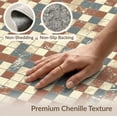 thumbnail image 6 of ODIKA Bathroom Geometric Way Interlocking Block Faded Stairs Hallway Non-Slip Chair-Friendly for Dining Room, Large Office, Lounge, 6 of 7