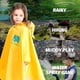 thumbnail image 4 of Ponchos impermeables para niños, traje impermeable con capucha, impermeable, para niños y niñas, L ER, 4 of 5