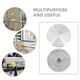 thumbnail image 2 of 6 piezas de discos de aluminio para mesas de vidrio, herrajes para discos de aluminio engrosados, 2 of 7