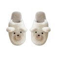 thumbnail image 4 of Zapatillas de algodón de invierno para hombre y mujer, zapatos de felpa cálidos a rayas para interiores, zapatillas de algodón para parejas al aire libre Wmkox8yii hj789, 4 of 5