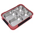 thumbnail image 3 of Plato De Comida Con Bandeja De Cena Dividida De Acero Inoxidable, 3 of 8