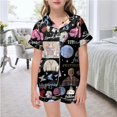 thumbnail image 2 of Icvfdpl Pajamas For Children Shirt And Pant Matching Sets Sleepwear Set With Pockets For Music Lovers Fans, 2 of 4