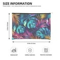 thumbnail image 3 of Cauagu Colorful Tropical Leaves for Tyvek Makeup Bag,Reusable Travel Cosmetic Bag Women Organizer Toiletry Bag Birthday,Gifts for Women Girlfriend Mom Teacher 6.5’’*8.9’’, 3 of 7
