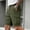 Army Green, variant on Mens Cargo Shorts Relaxed Fit, Summer Elastic Waist Drawstring Knee Length Hiking Shorts with Pockets Brown Size 40