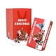 thumbnail image 1 of Caja de regalo navideña con forma de hucha que rebota, recuerdo de fiesta, festival navideño con bolsa de regalo rojo, 1 of 9
