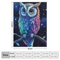 thumbnail image 4 of Orinice Owl Throw Blanket Cute Owl Gifts for Kids Girls Boys Adults Women Men Soft Cozy Warm Plush Fluffy Fuzzy Blanket Birthday Festival Decor   50x60in, 4 of 6