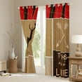 thumbnail image 3 of Manfei Wildlife Deer Kids Curtains Pack of 2 (42x84 Each), Vintage Western Lake House Curtains Blackout, Rustic Theme Bedroom Curtains, Curtains and Drapes Room Decor, 3 of 6