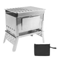 thumbnail image 1 of Oubit Foldable BBQ Grill,Foldable BBQ Grill Stainless Camping Grill BBQ Grill Camp Stove Elevate Your Experience, 1 of 9