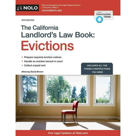 The California Landlord's Law Book + Website: Evictions