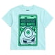 thumbnail image 5 of Pack de 2 camisetas Disney Monsters Inc., para niños pequeños, color aguamarina pálido/azul marino, 5 of 6