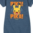 thumbnail image 3 of Pokémon - Pika Pika Scared - Youth Girls Fleece Dress, 3 of 5