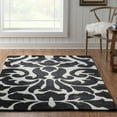 thumbnail image 3 of Linon Home Decor Trio Area Rug Collection, Black and White, 5' x 7', 3 of 4