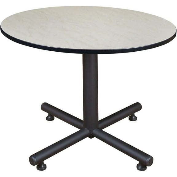 Round Breakroom Table - Adjustable Conference Table - Portable Office Meeting Table - Classroom Table - 48"