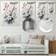 thumbnail image 4 of Designart "Orchids Flowers Asian Painting III" Asian Metal Wall Art, 4 of 5