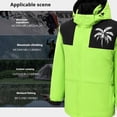 thumbnail image 4 of Womens Coats USB Intelligent Constant Temperature Heated Windproof Plus Size Coat For Men And Women Winter 4 Heated Jacket Coat Gaoy Matte Top Coat Coats For Women, 4 of 8