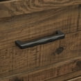 thumbnail image 6 of Wallace & Bay Mullen Rustic Reclaimed Pine 2-Drawer Nightstand in Brown, 6 of 7