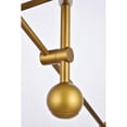 thumbnail image 6 of Living District Axel 6-Light Metal Pendant in Brass & Clear Finish, 6 of 9