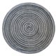 thumbnail image 1 of Adido Eva - Juego De 4 Manteles Individuales Redondos Trenzados Resistentes Al Calor, 11,8 Pulgadas, Para Mesa De Cocina, Color Negro Y Gris, 1 of 5