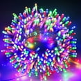 thumbnail image 1 of VTECHOLOGY Cadena de luces navideñas, 66 pies, 200 LED, luces de árbol de Navidad, cadena de luces para interiores, 8 modos con enchufe de extremo a extremo, decoración de luces de hadas para interior, 1 of 3