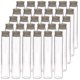 thumbnail image 1 of 30pcs 25ml Glass Test Tubes, 20 X 100mm Clear Flat Test Tubes With Cork Stoppers For Scientific Experiments, 1 of 5