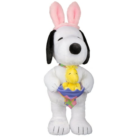 Easter Greeter Snoopy with Easter Egg and Tie Peanuts