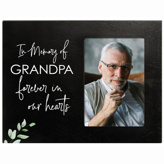 LifeSong Milestones Memorial Picture Frame for Sympathy Gifts - In Memory Of Grandpa