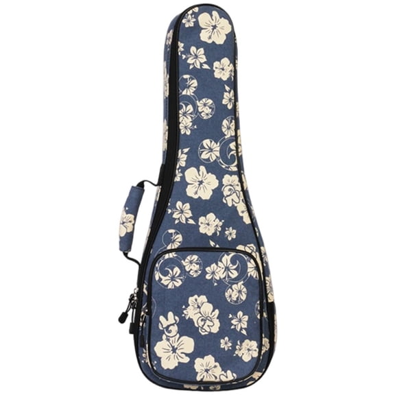 Heavy Duty Tenor Ukulele Case 30 Inch Cotton Padded Bag with Handle, Shoulder Strap & Pocket Fits Standard Size Tenor Ukuleles