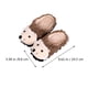 thumbnail image 2 of 1 par de pantuflas de erizo de dibujos animados, pantuflas de invierno para interior, pantuflas cálidas de felpa, 2 of 7