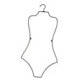 thumbnail image 4 of Barra para trajes de baño, expositor de trajes de baño, percha plegable con forma de cuerpo para lencería, ideal para armario de dormitorio, caminos n Negro, 4 of 9