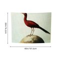 thumbnail image 3 of ZFLMY Bird Rock Fish Tapestry Wall Hanging 100% Polyester Home Decor 40x30in, 3 of 6