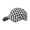 Black, variant on sunsanly Unisex Baseball Hat Plaid Print Color Matching Long Brim Adjustable Ponytail Hole Anti-UV Sun Protection Outdoor Sport Peaked Cap