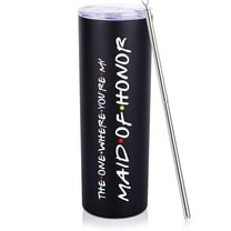 Bachelorette Gifts For Bride Bridal Shower Gift For Bride 20oz Black Skinny Wine Tumbler Bride To Be Gifts For Her Wedding Day Engagement Gifts For Bride From Friends Sisters Wine Cup With Lip Straw