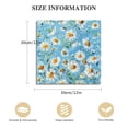 thumbnail image 3 of Fenyluxe Daisies Flowers Canvas Prints Wall Art Ready To Hang Home Decor 12x12in, 3 of 6