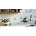 thumbnail image 2 of Squarefeet Depot 4x4 Daltile Semi-Gloss Collection 0100 White Wall Tile Full Box (12.5SF, 150 Pieces, 100 Tiles), 2 of 3