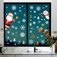 thumbnail image 4 of 1set of Christmas Window Stickers Christmas Window Decoration DIY Cute Reindeer Santa Claus for Christmas Home/Shop Decorations Removable Static Sticker Decals, 4 of 4