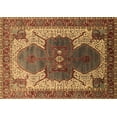 thumbnail image 1 of Ahgly Company Indoor Rectangle Oriental Brown Industrial Area Rugs, 6' x 9', 1 of 4