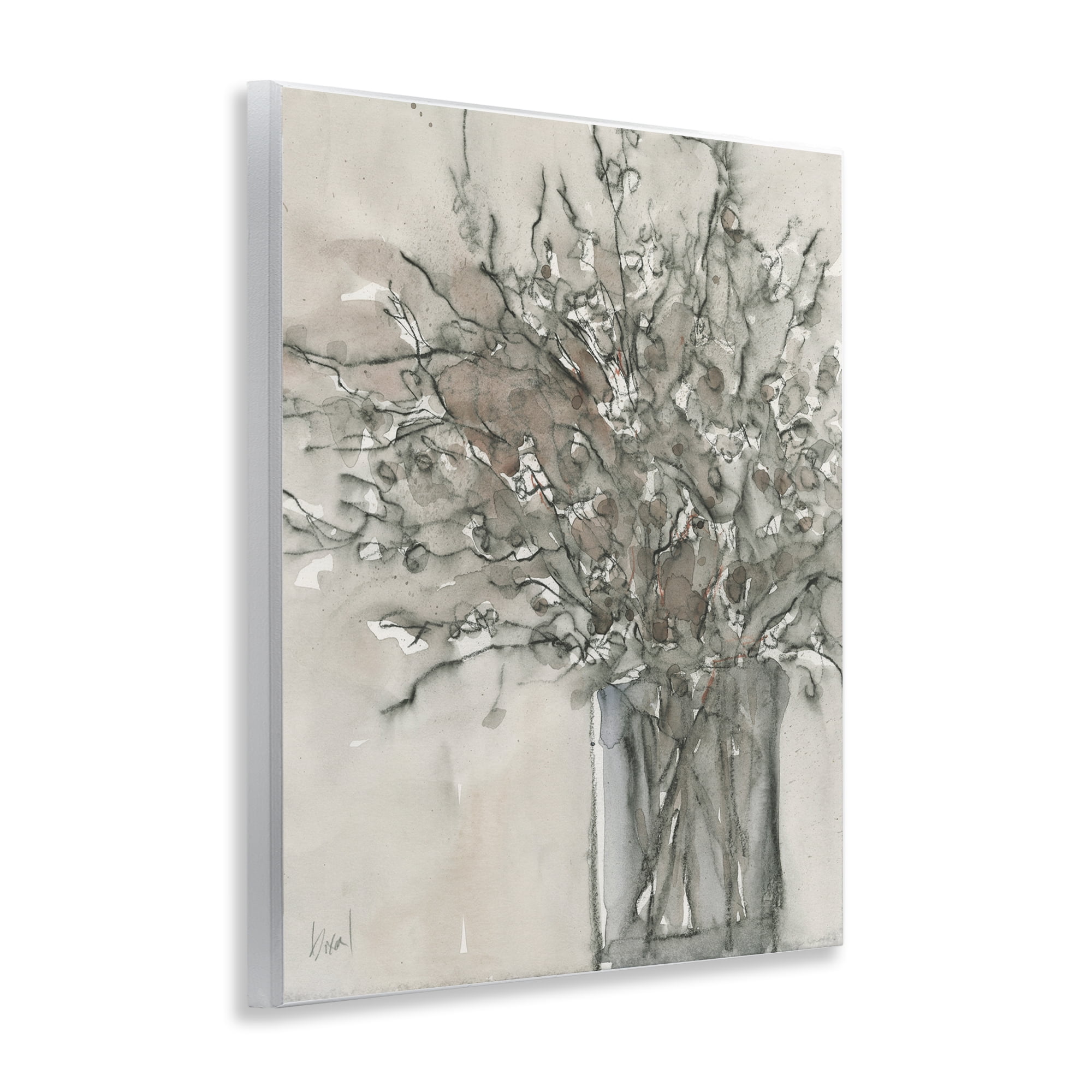 Stupell Industries Traditional Bouquet Drawing Plants & Flowers Painting Unframed Art Print Wall Art, 11 x 14