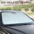 thumbnail image 1 of Car Sun Shade, Windshield Sun Shade, Foldable UV Ray Reflector Auto Front Window Sun Shade Visor Shield Shade, Silver, 1 of 9