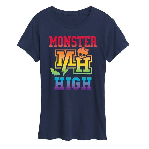 Monster High - Mh Crest Pride - LGBT - Women's Short Sleeve Graphic T-Shirt