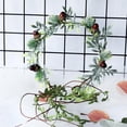 thumbnail image 3 of Boho Floral Wreath Headpiece Diadema floral para , playa, festival, accesorios para , agujas hoja Sunnimix  corona de flores, 3 of 8