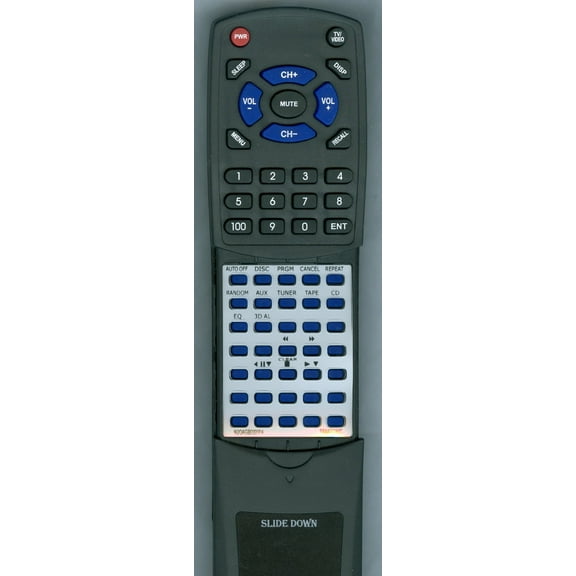 Replacement Remote for PANASONIC RTN2QAGB000004, N2QAGB000004, SCAK44, SAAK44, SCAK22