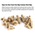 thumbnail image 1 of Trim Door Panel Retainer Clips 10pcs Car Door Panel Trim Clips Fastener Rivet Clips, 1 of 8
